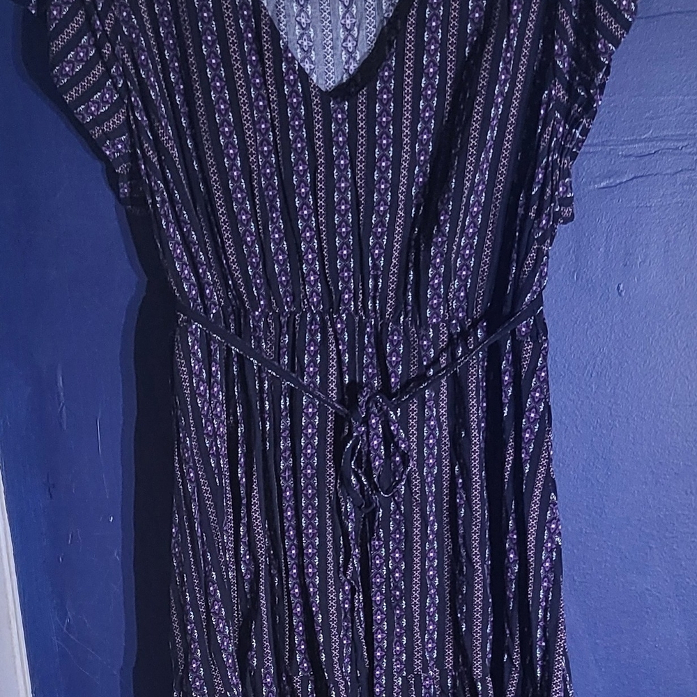 Torrid - Black & Pink Striped Dress